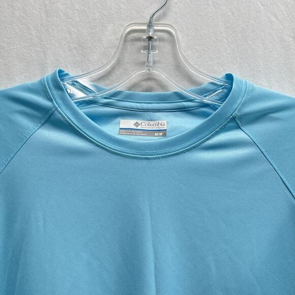 Columbia PFG Omni-Shade Womens M Tidal Sands Blue Long Sleeve Tee NEW - Picture 2 of 10